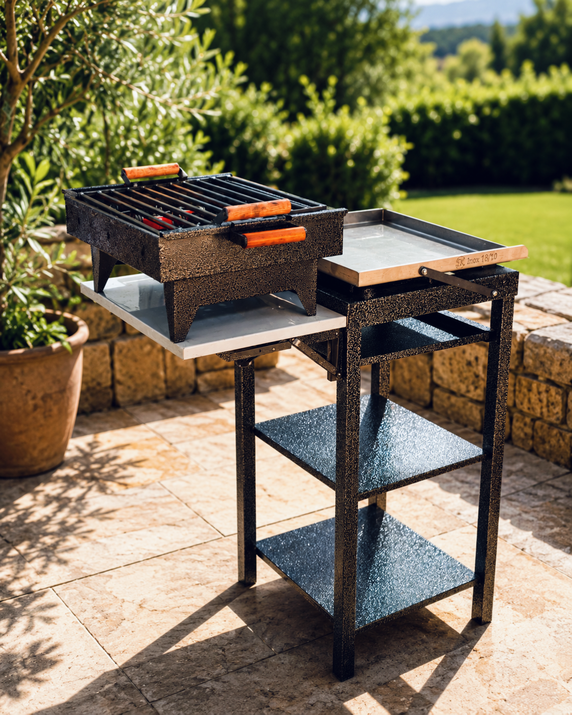 طابونة عصرية – Barbecue Intérieur & Extérieur | Gaz & Charbon | Tabona Shop